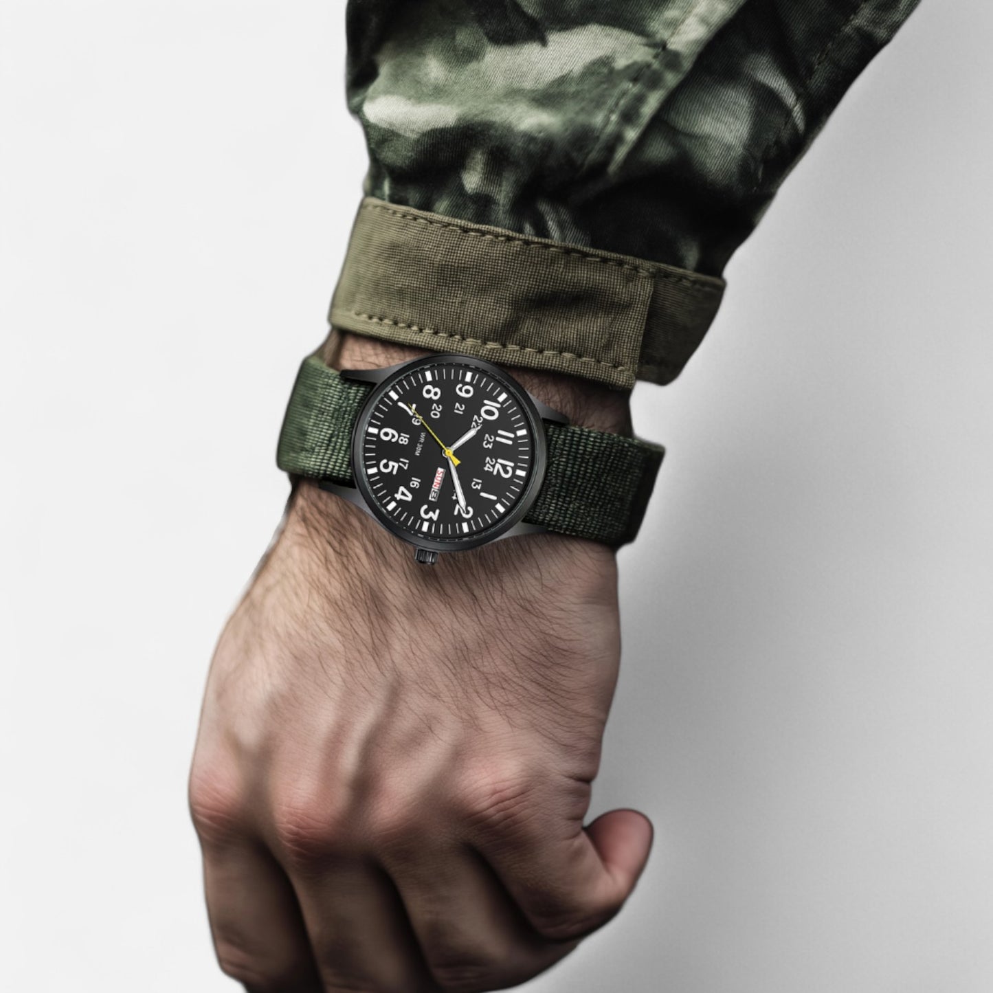 Delvoir | Men’s Durable Field Watch – Rugged Reliability, Timeless Functionality