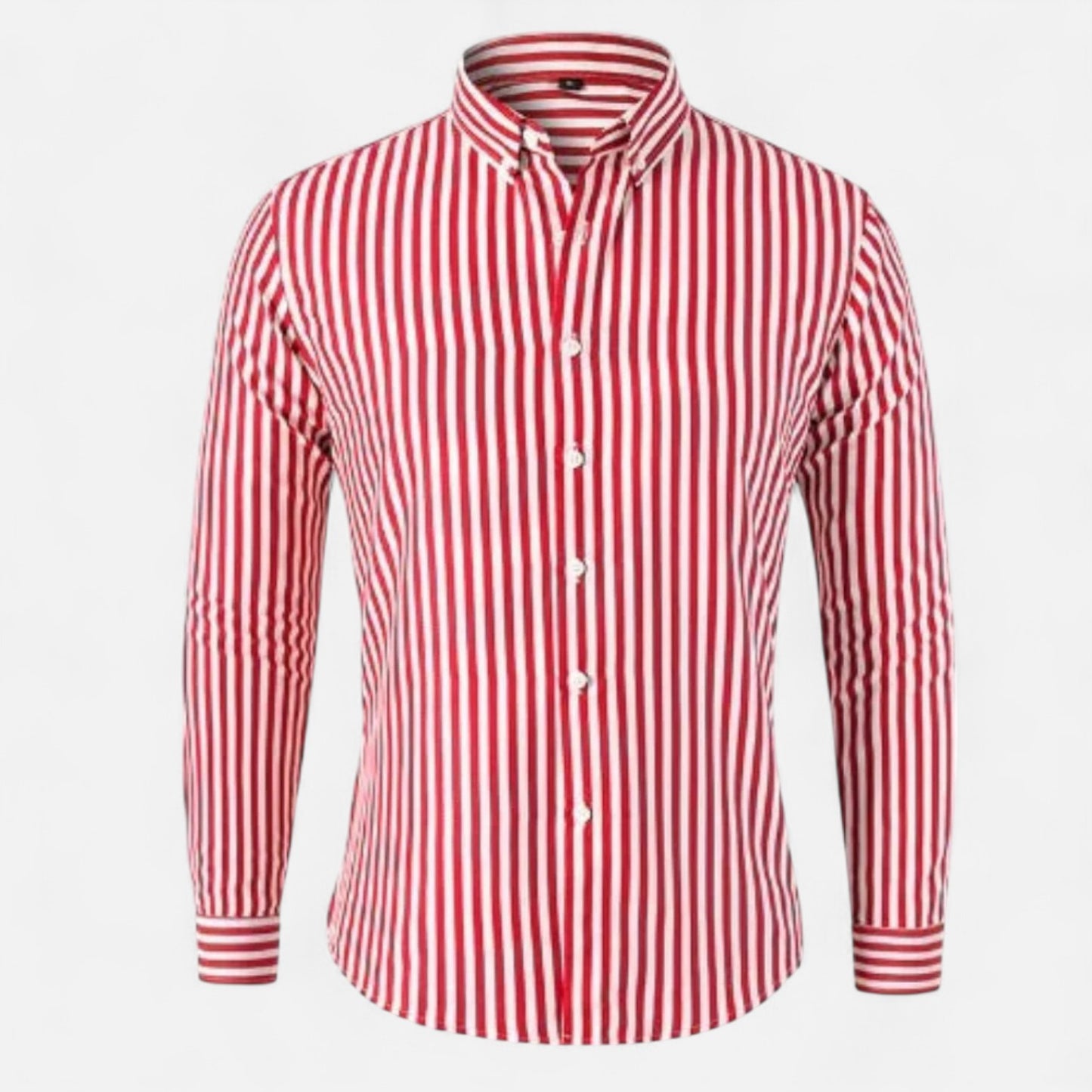 Delvoir | Men’s Classic Striped Summer Shirt – Timeless Pattern, Lightweight Comfort