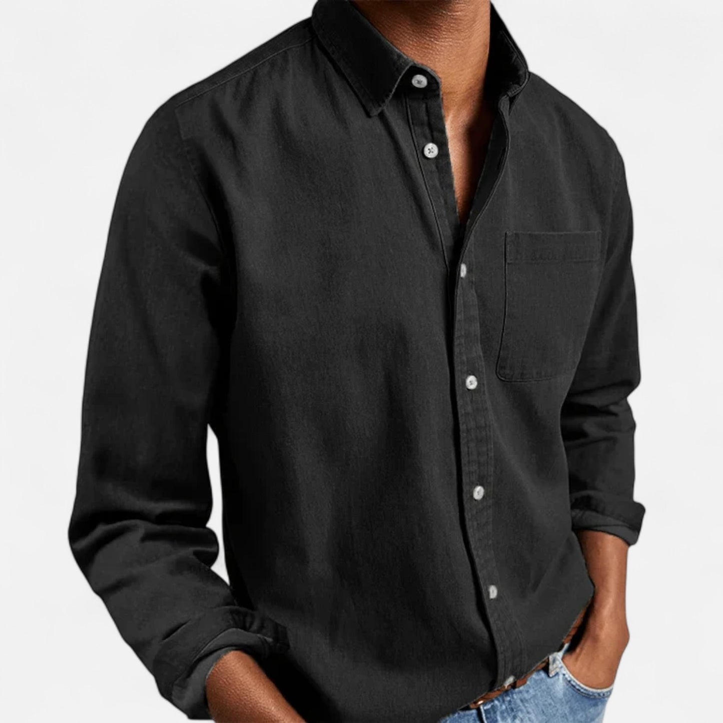Delvoir | Men’s Casual Business Shirt – Refined Versatility, Everyday Sophistication