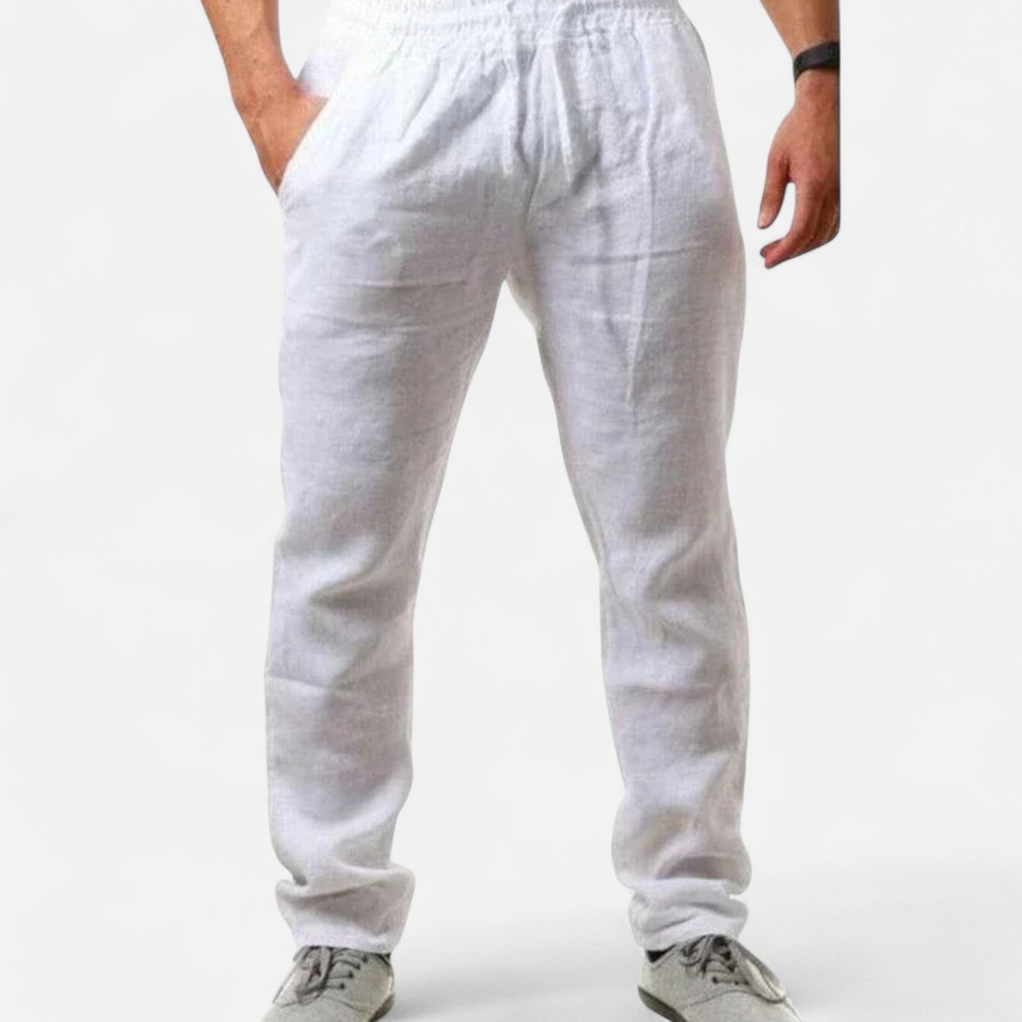 Delvoir | Men’s Linen Trousers – Effortless Sophistication, Unmatched Comfort