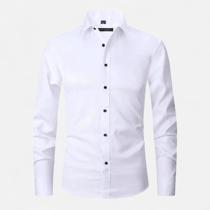 Delvoir | Men’s Classic Wrinkle-Free Shirt – Timeless Elegance, Effortless Maintenance