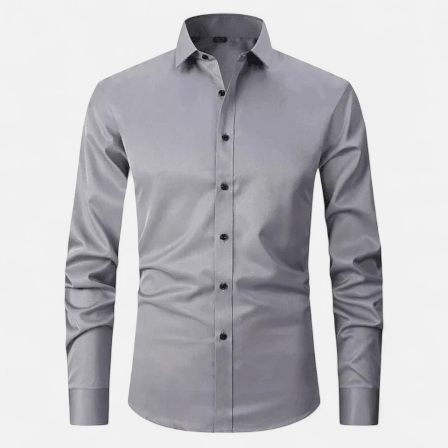 Delvoir | Men’s Classic Wrinkle-Free Shirt – Timeless Elegance, Effortless Maintenance