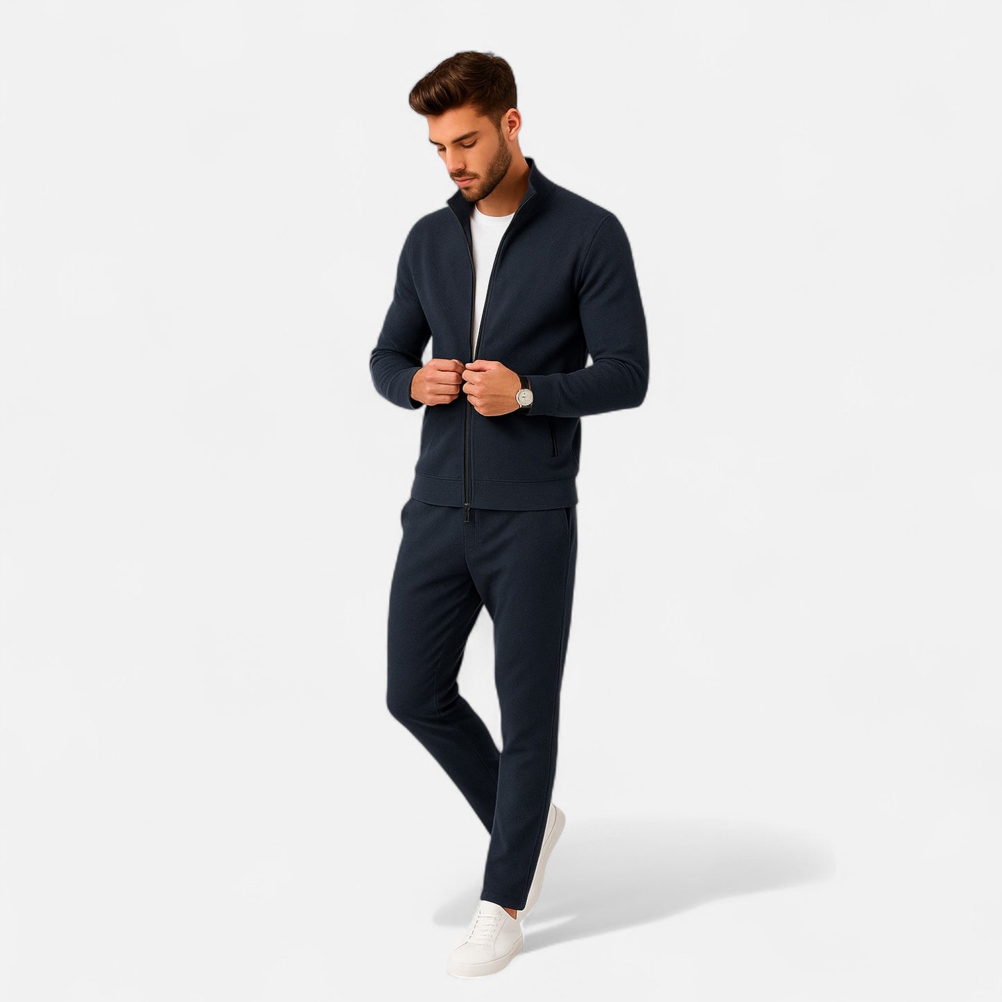 Delvoir | Men’s Premium Tracksuit – Contemporary Comfort, Refined Performance
