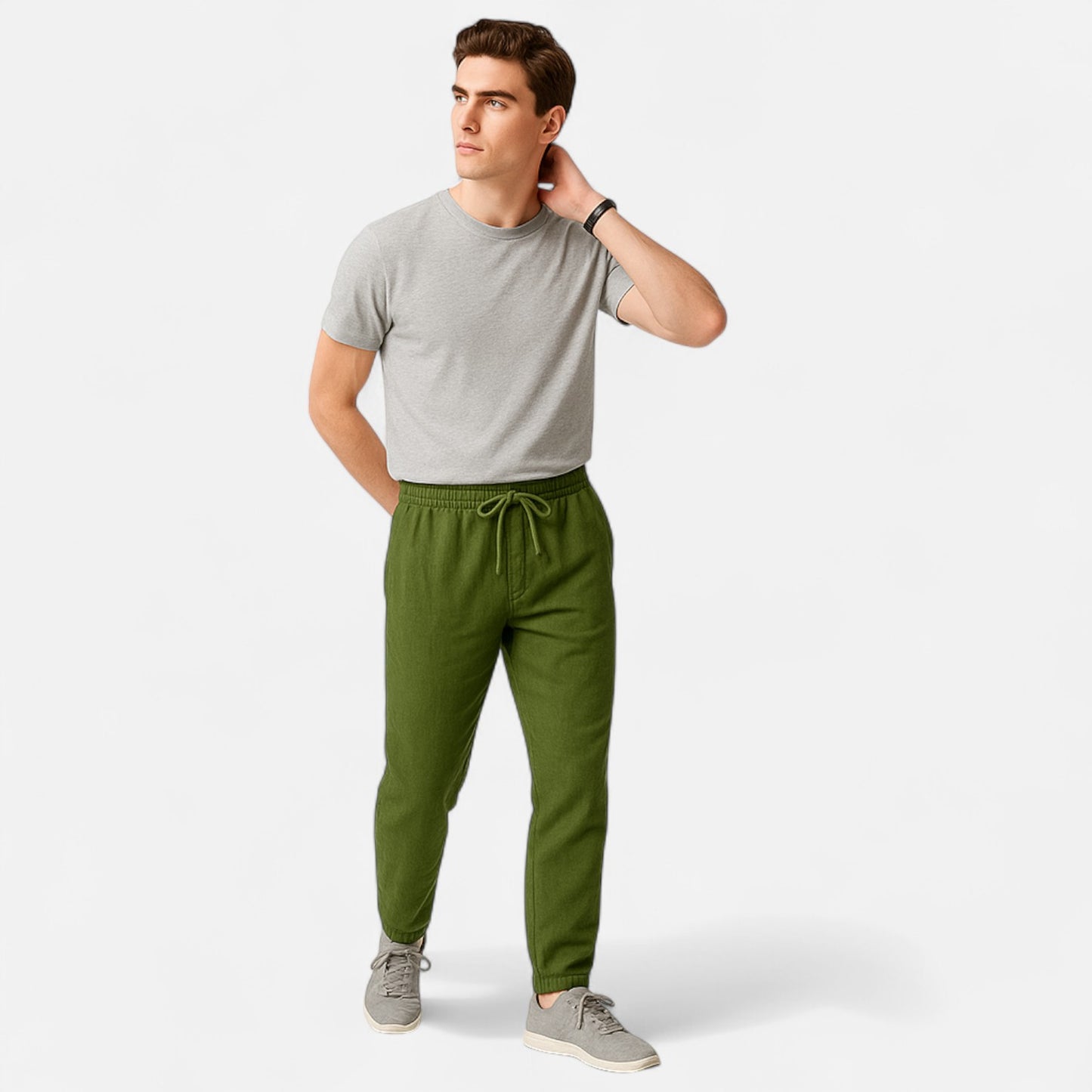 Delvoir | Men’s Linen Trousers – Effortless Sophistication, Unmatched Comfort