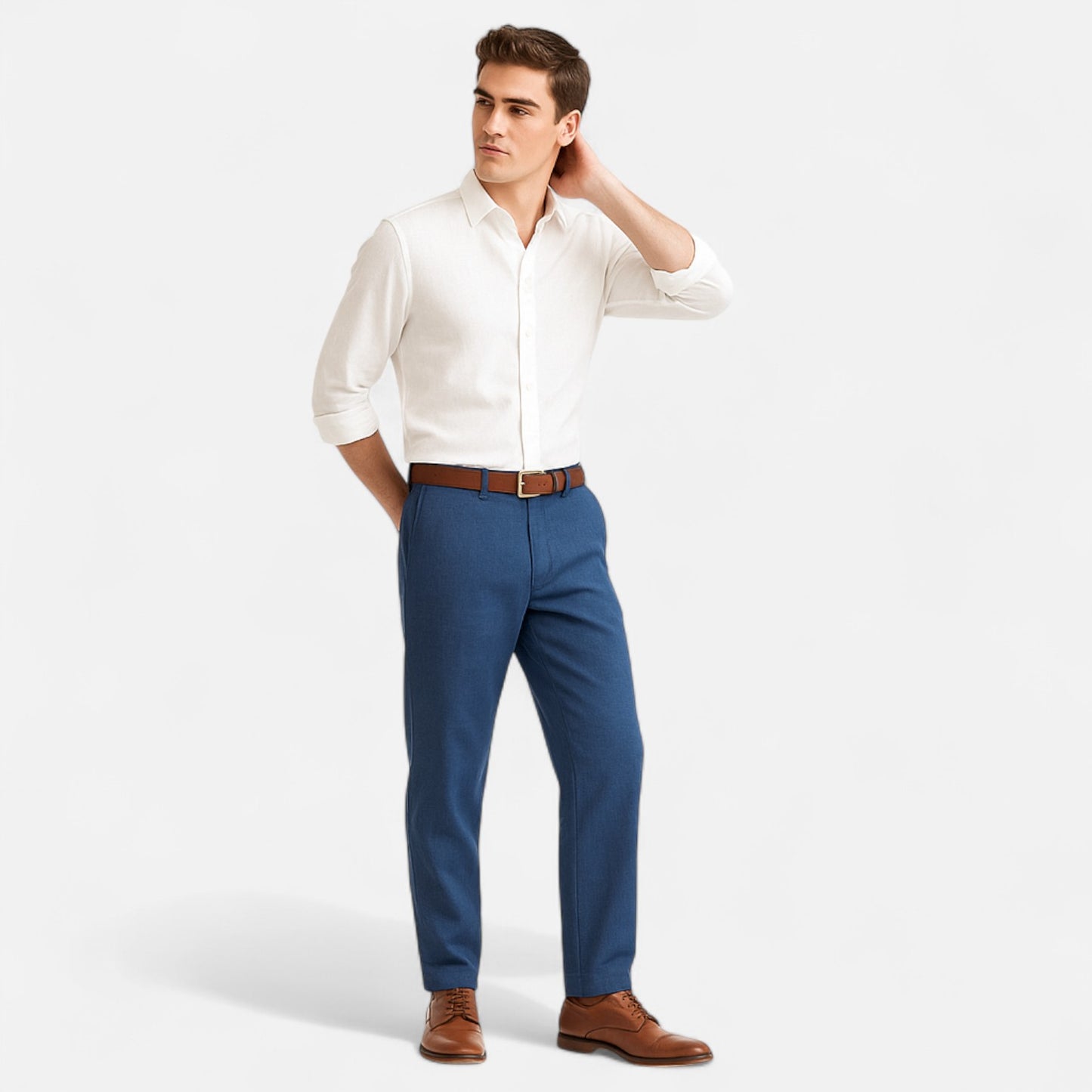Delvoir | Men’s Linen Trousers – Timeless Comfort, Effortless Sophistication