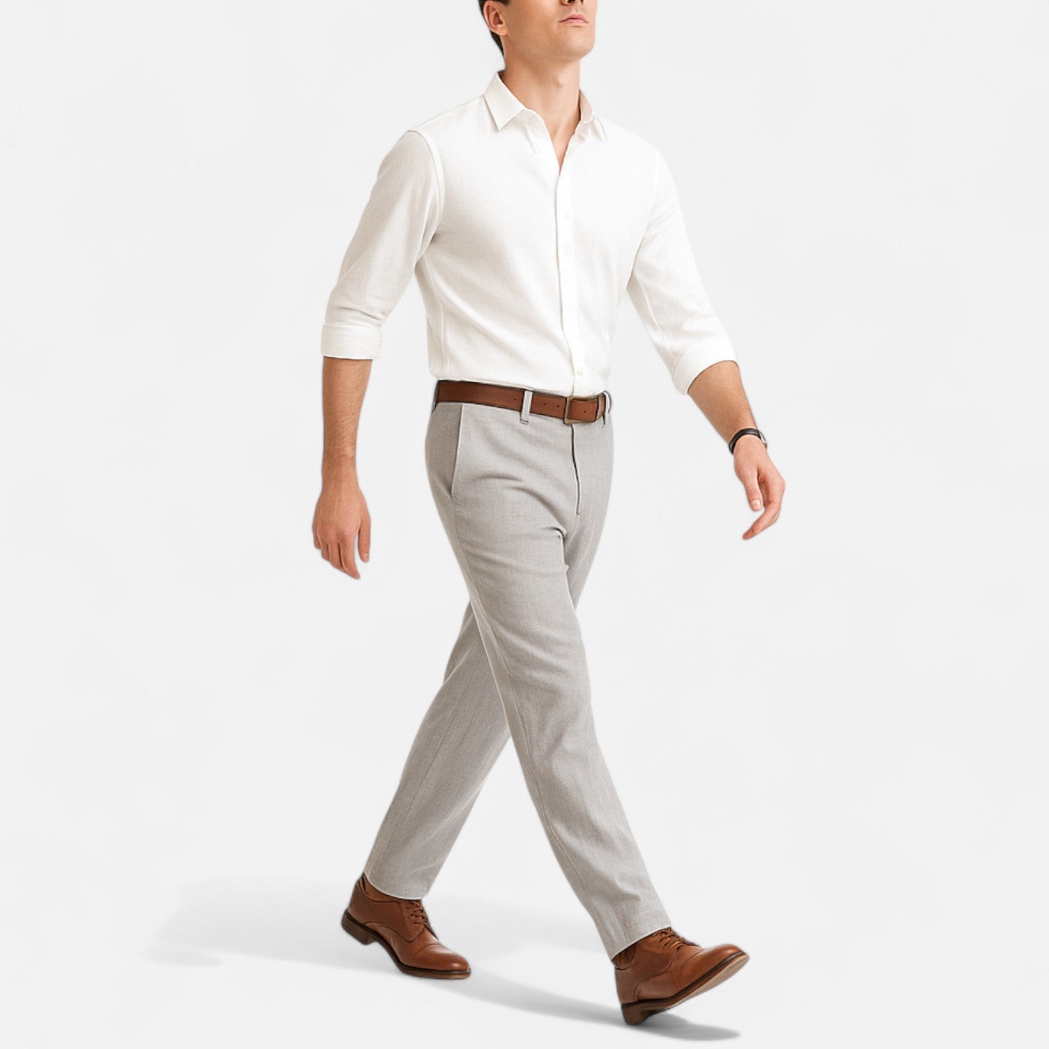 Delvoir | Men’s Linen Trousers – Timeless Comfort, Effortless Sophistication