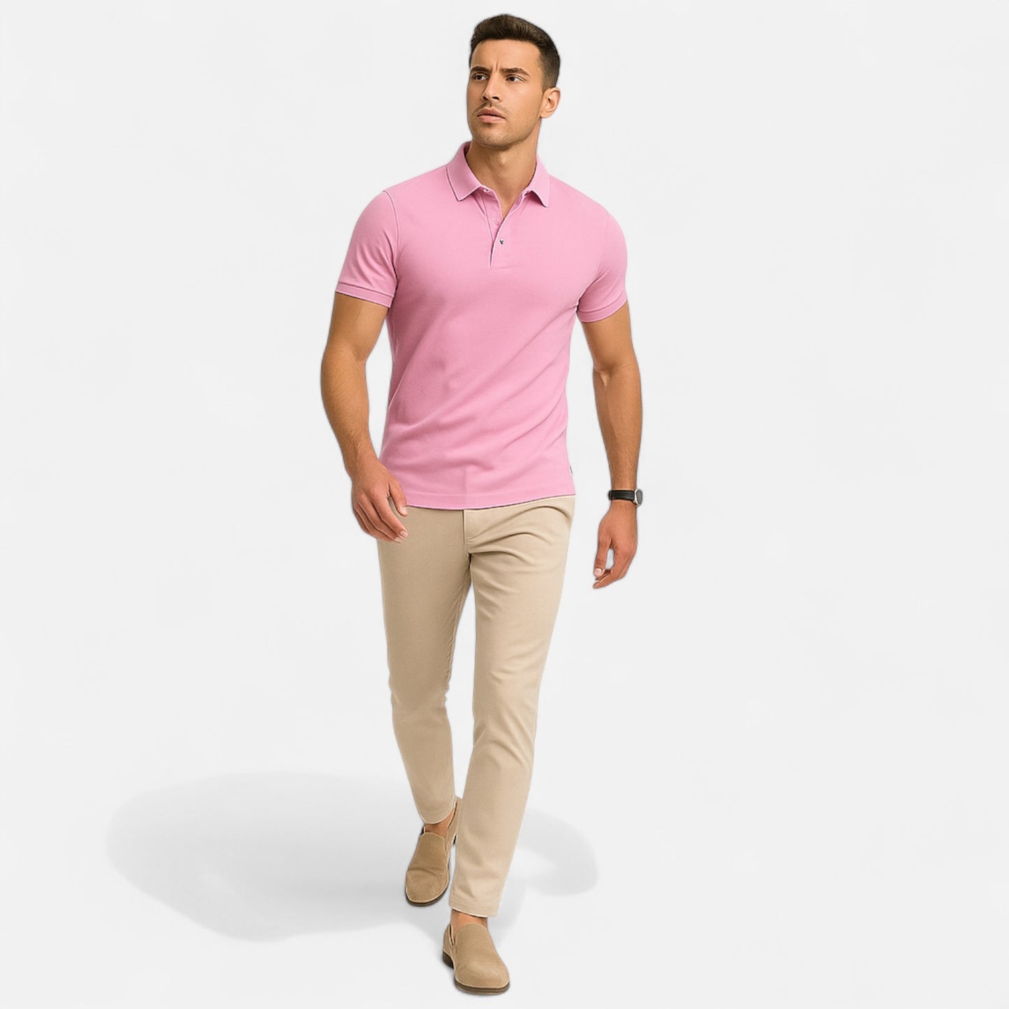 Delvoir | Men’s Summer Polo Shirt – Lightweight Comfort, Timeless Style
