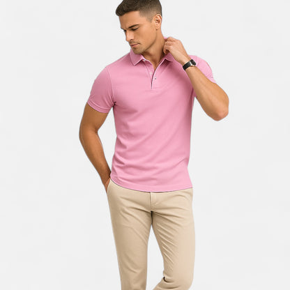 Delvoir | Men’s Summer Polo Shirt – Lightweight Comfort, Timeless Style