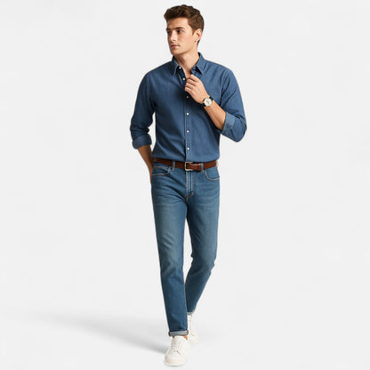 Delvoir | Men’s Casual Business Shirt – Refined Versatility, Everyday Sophistication