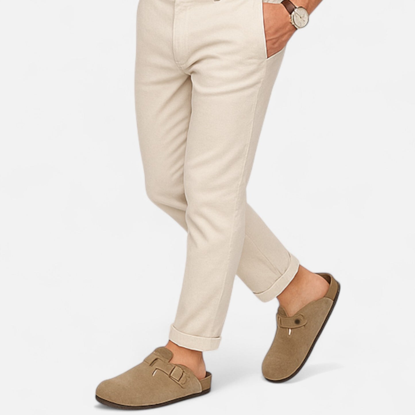 Delvoir | Premium Men’s Boston Sandals – Timeless Comfort, Refined Craftsmanship