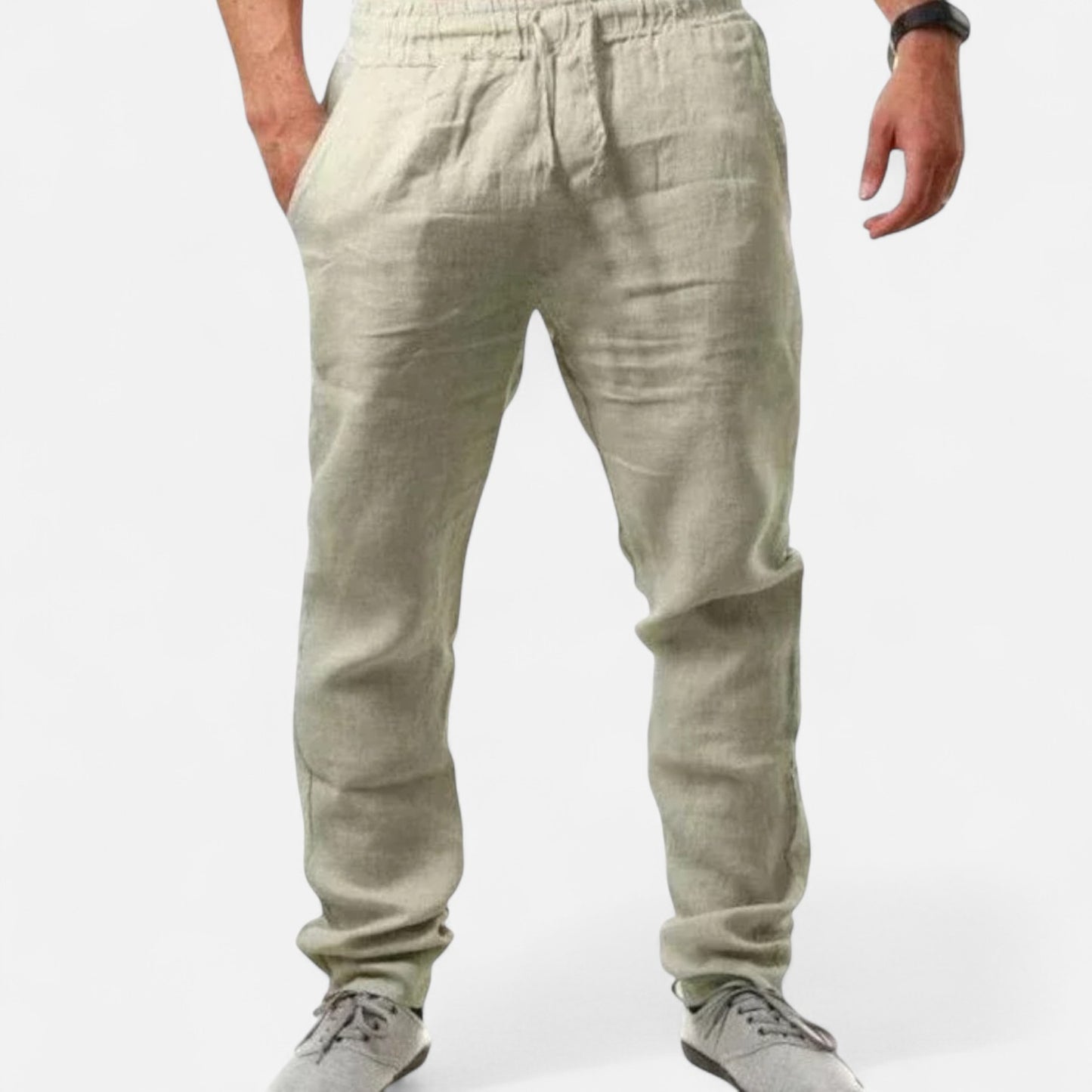 Delvoir | Men’s Linen Trousers – Effortless Sophistication, Unmatched Comfort