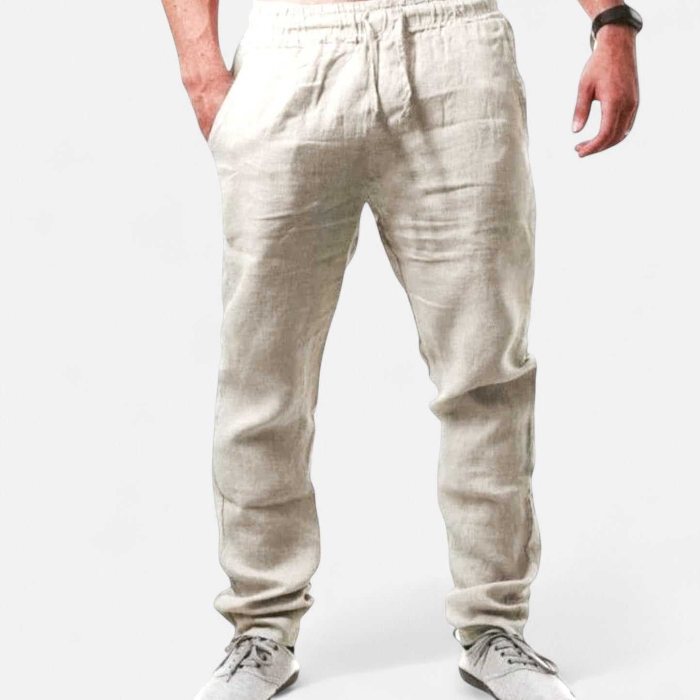 Delvoir | Men’s Linen Trousers – Effortless Sophistication, Unmatched Comfort