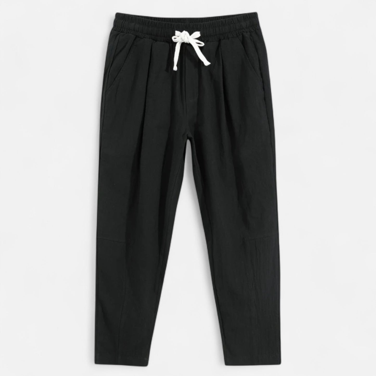 Delvoir | Men’s Cotton-Linen Trousers – Effortless Sophistication, Everyday Comfort