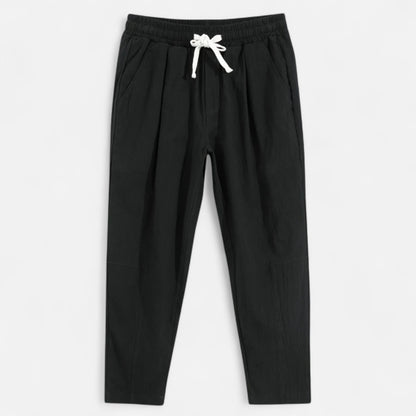 Delvoir | Men’s Cotton-Linen Trousers – Effortless Sophistication, Everyday Comfort