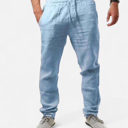 Delvoir | Men’s Linen Trousers – Effortless Sophistication, Unmatched Comfort