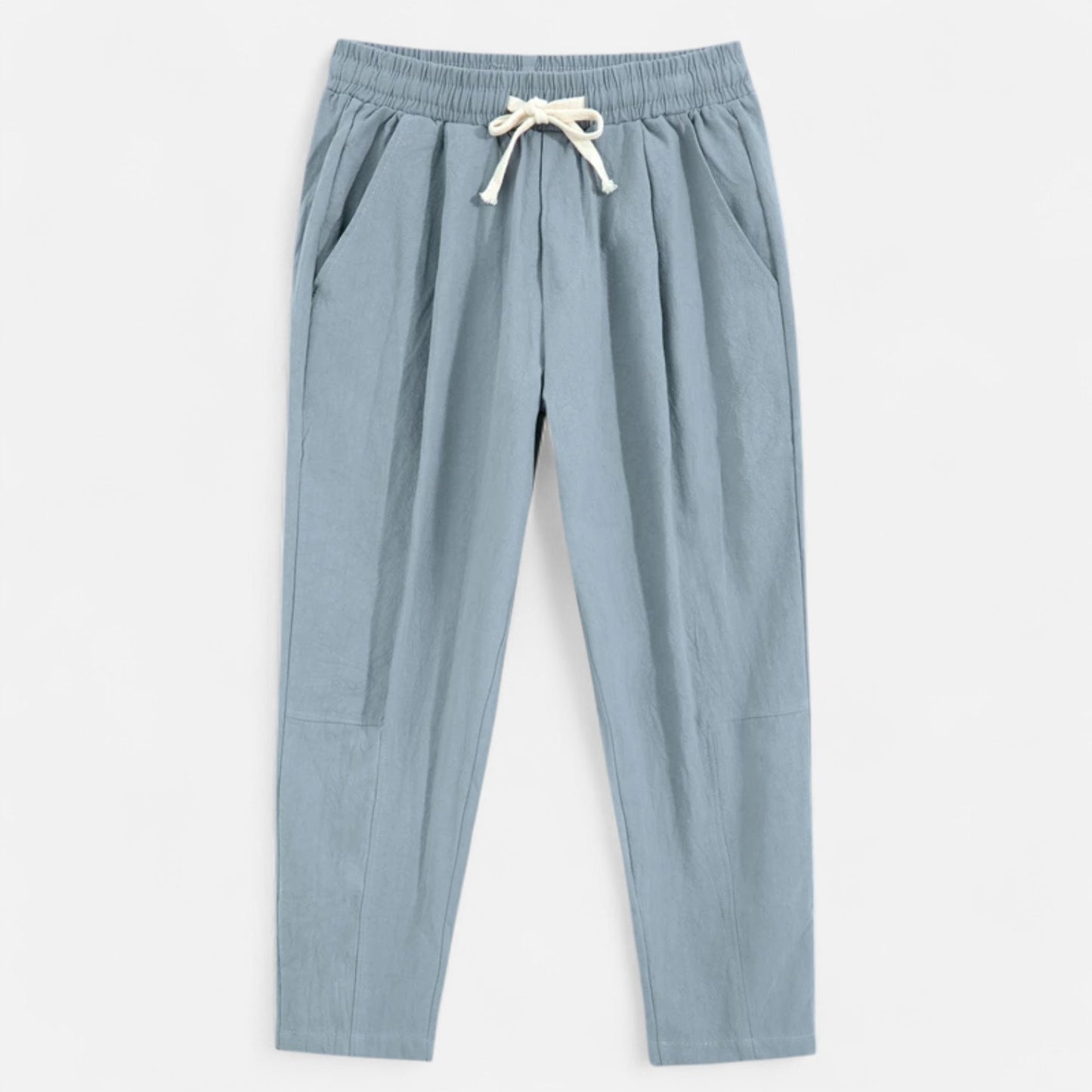 Delvoir | Men’s Cotton-Linen Trousers – Effortless Sophistication, Everyday Comfort