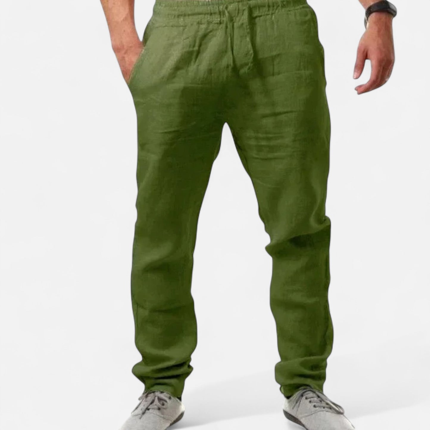 Delvoir | Men’s Linen Trousers – Effortless Sophistication, Unmatched Comfort