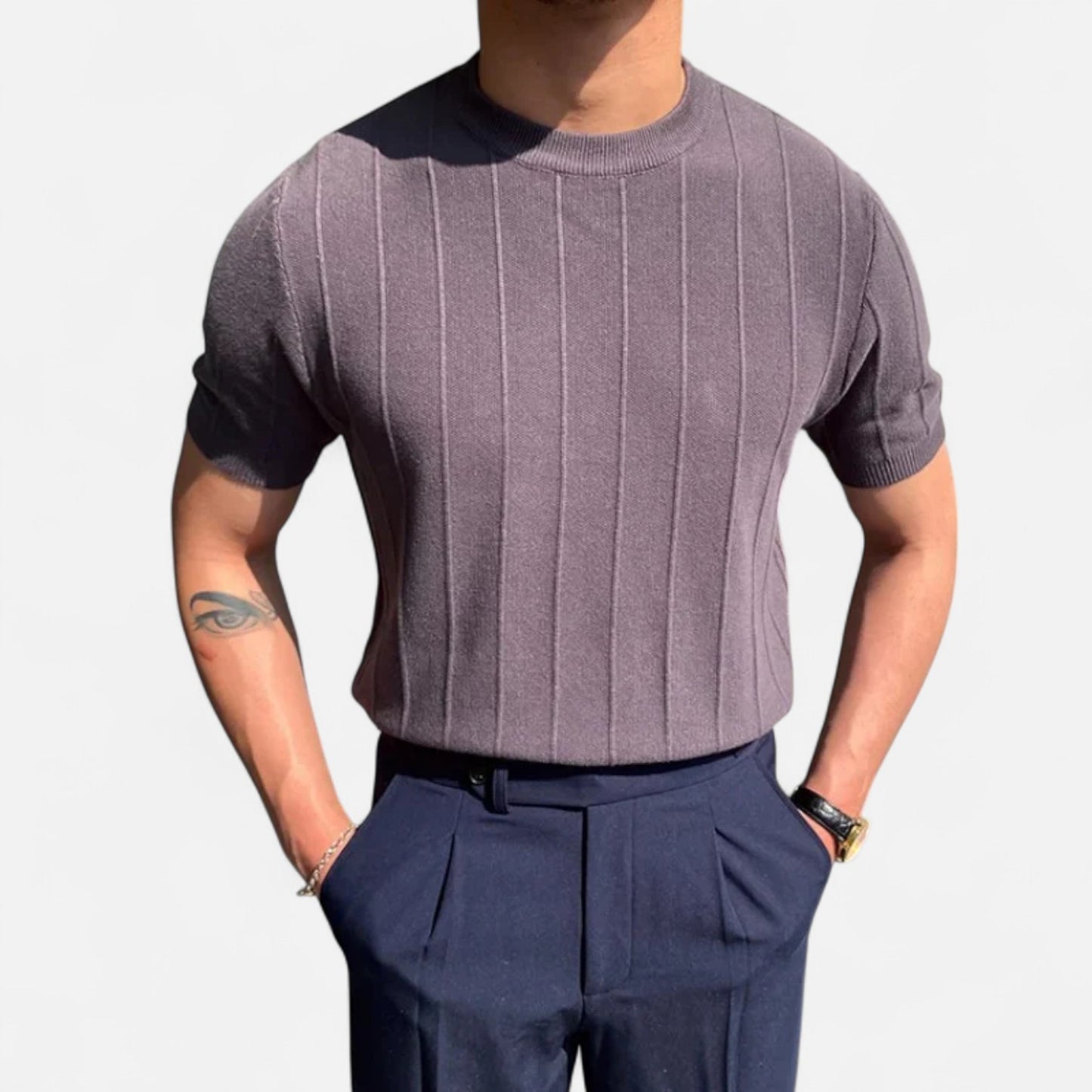 Delvoir | Men’s Classic Cotton T-Shirt – Everyday Comfort, Timeless Style