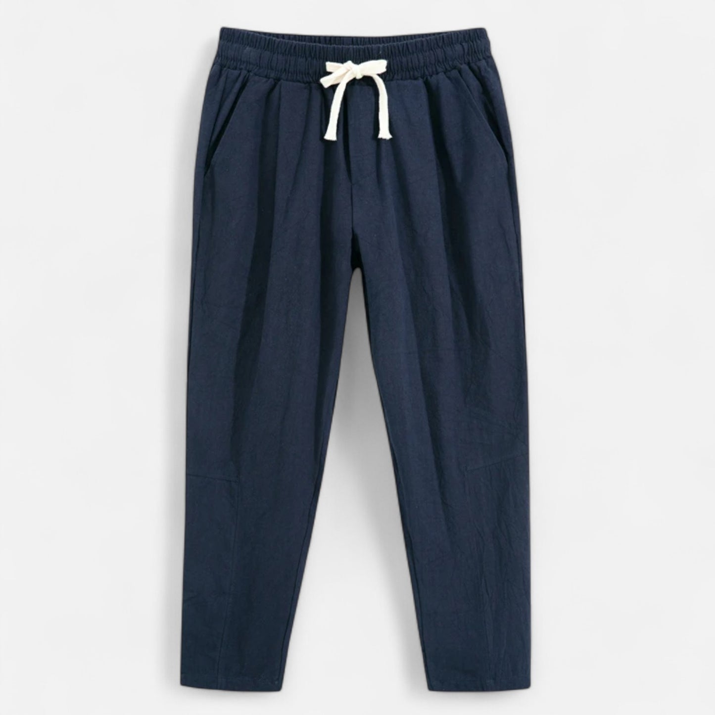 Delvoir | Men’s Cotton-Linen Trousers – Effortless Sophistication, Everyday Comfort