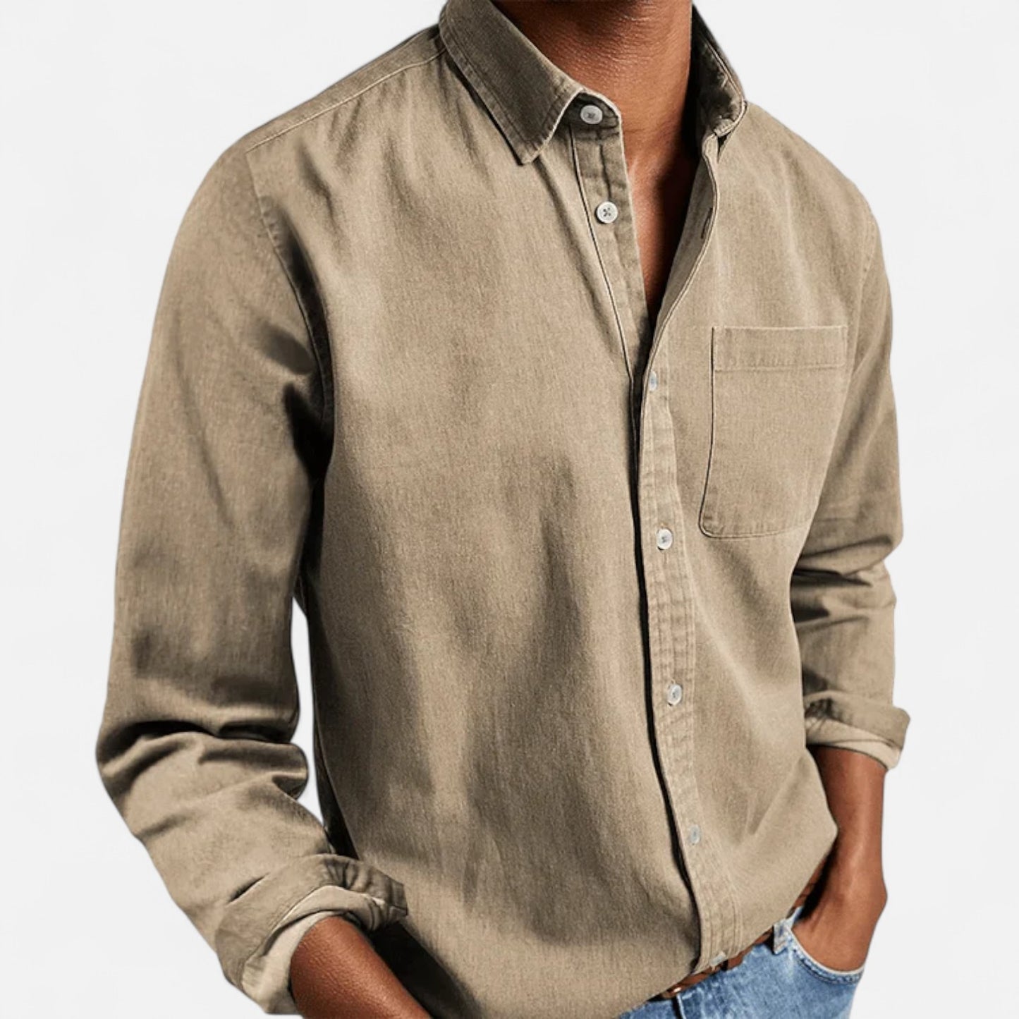 Delvoir | Men’s Casual Business Shirt – Refined Versatility, Everyday Sophistication