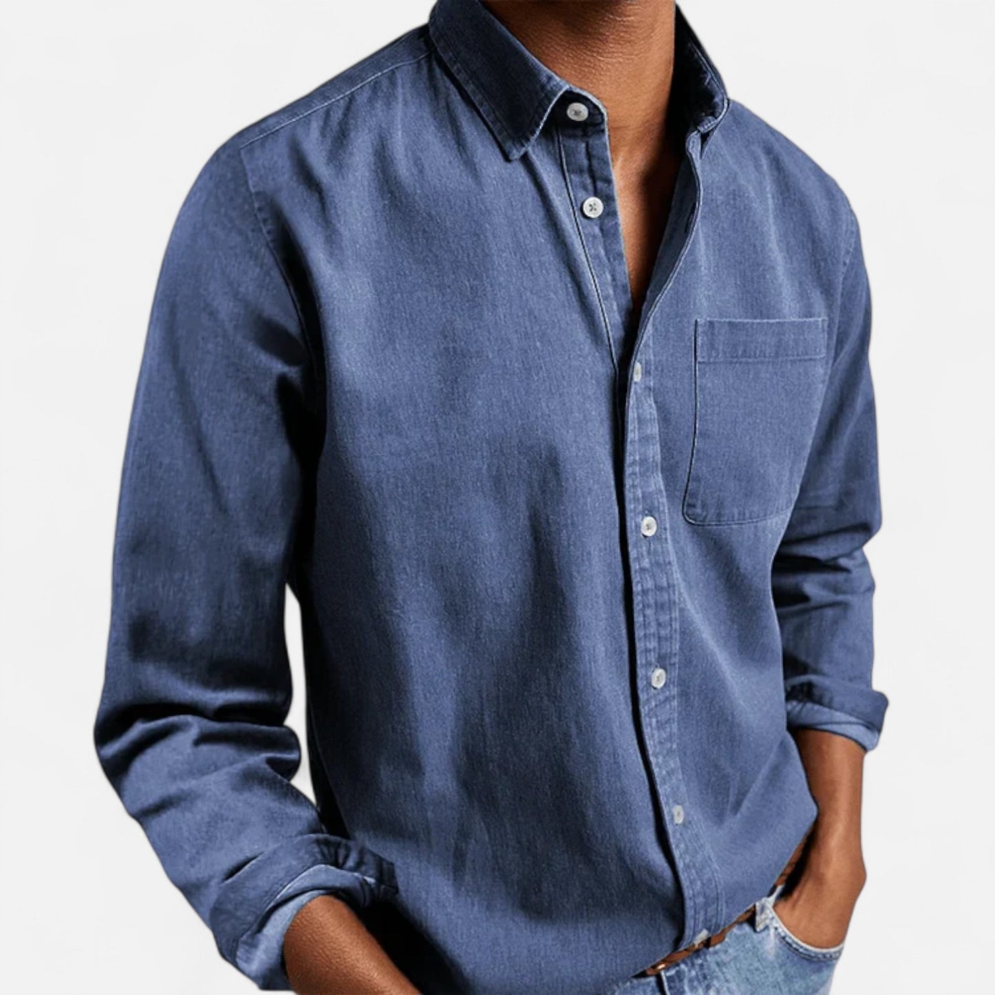 Delvoir | Men’s Casual Business Shirt – Refined Versatility, Everyday Sophistication