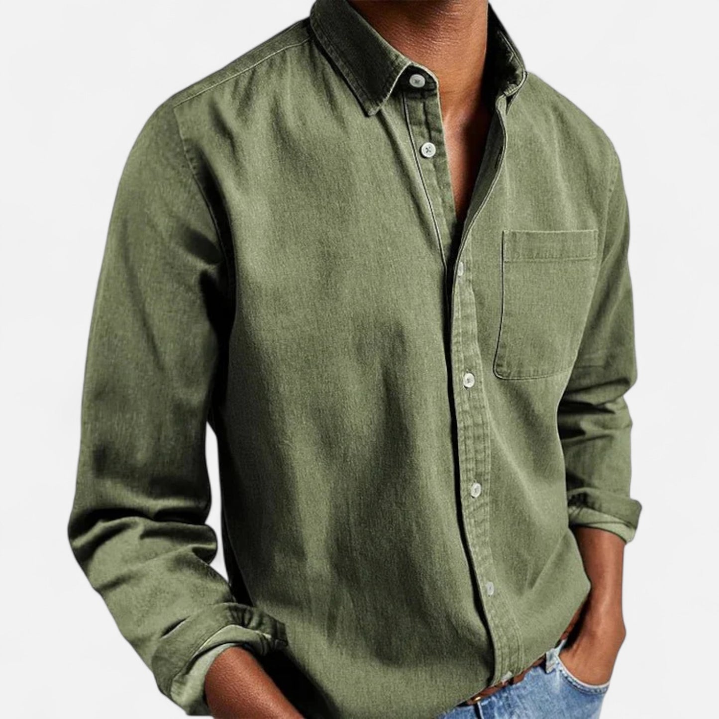 Delvoir | Men’s Casual Business Shirt – Refined Versatility, Everyday Sophistication