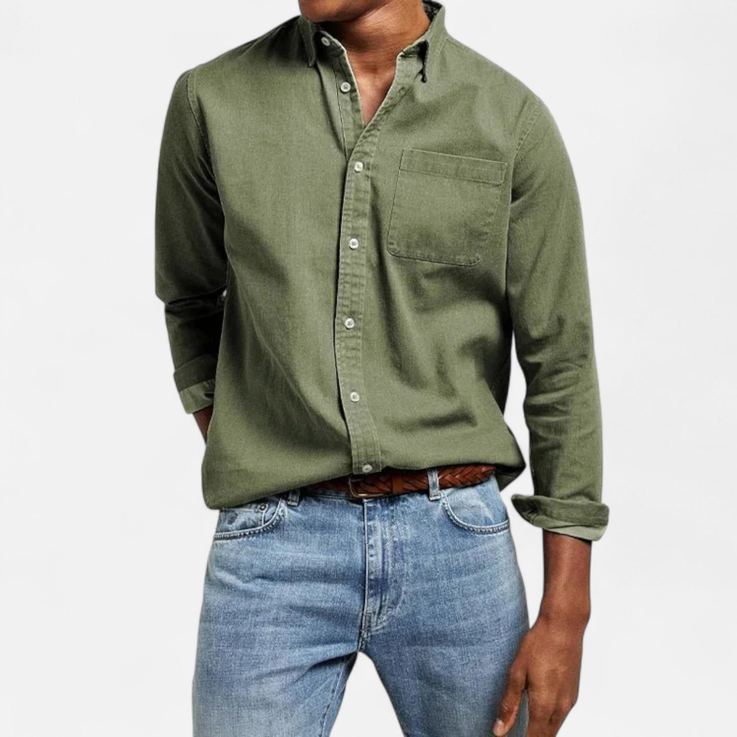 Delvoir | Men’s Casual Business Shirt – Refined Versatility, Everyday Sophistication