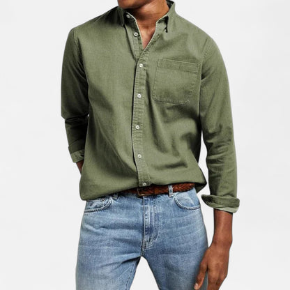 Delvoir | Men’s Casual Business Shirt – Refined Versatility, Everyday Sophistication