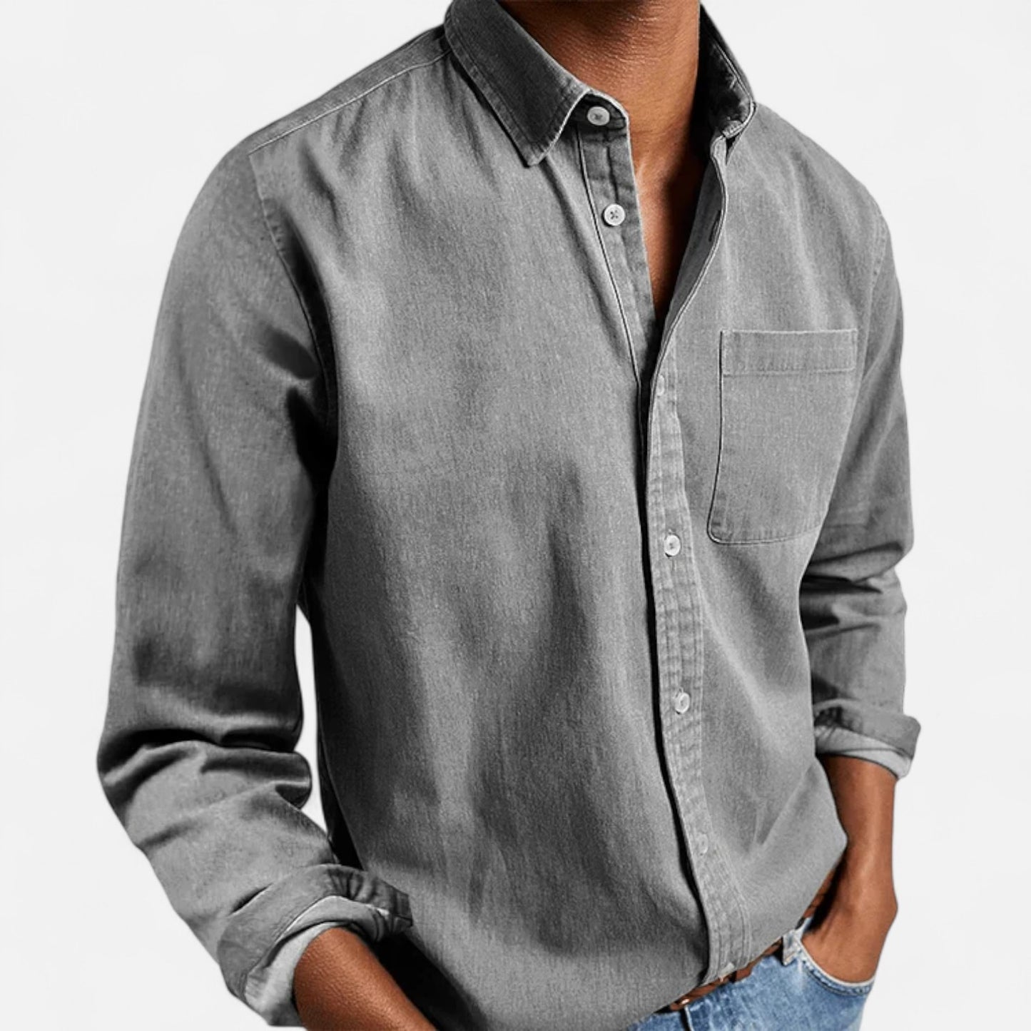 Delvoir | Men’s Casual Business Shirt – Refined Versatility, Everyday Sophistication